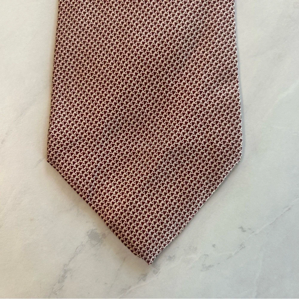 Polo by Ralph Lauren Red & Cream Tie